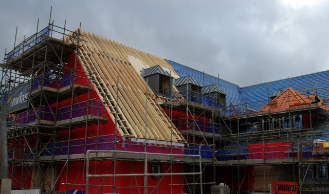 roof and timber frame